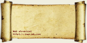 Vojislava Aćimović vizit kartica